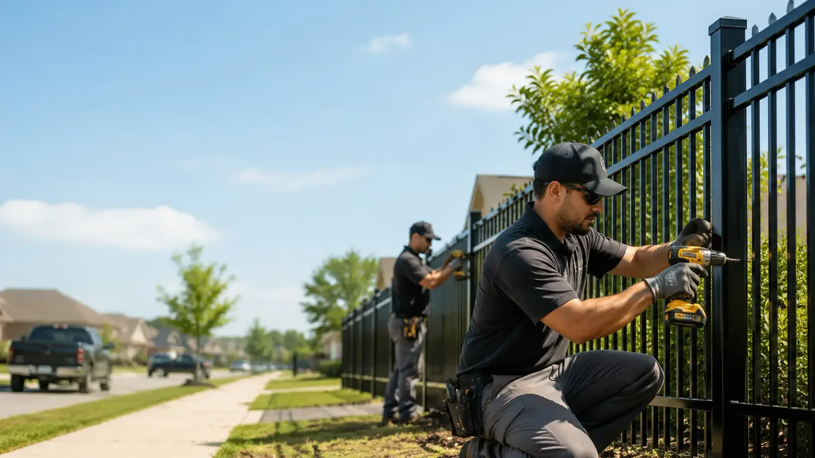 Metal Fence Installation in Rossiter, PA